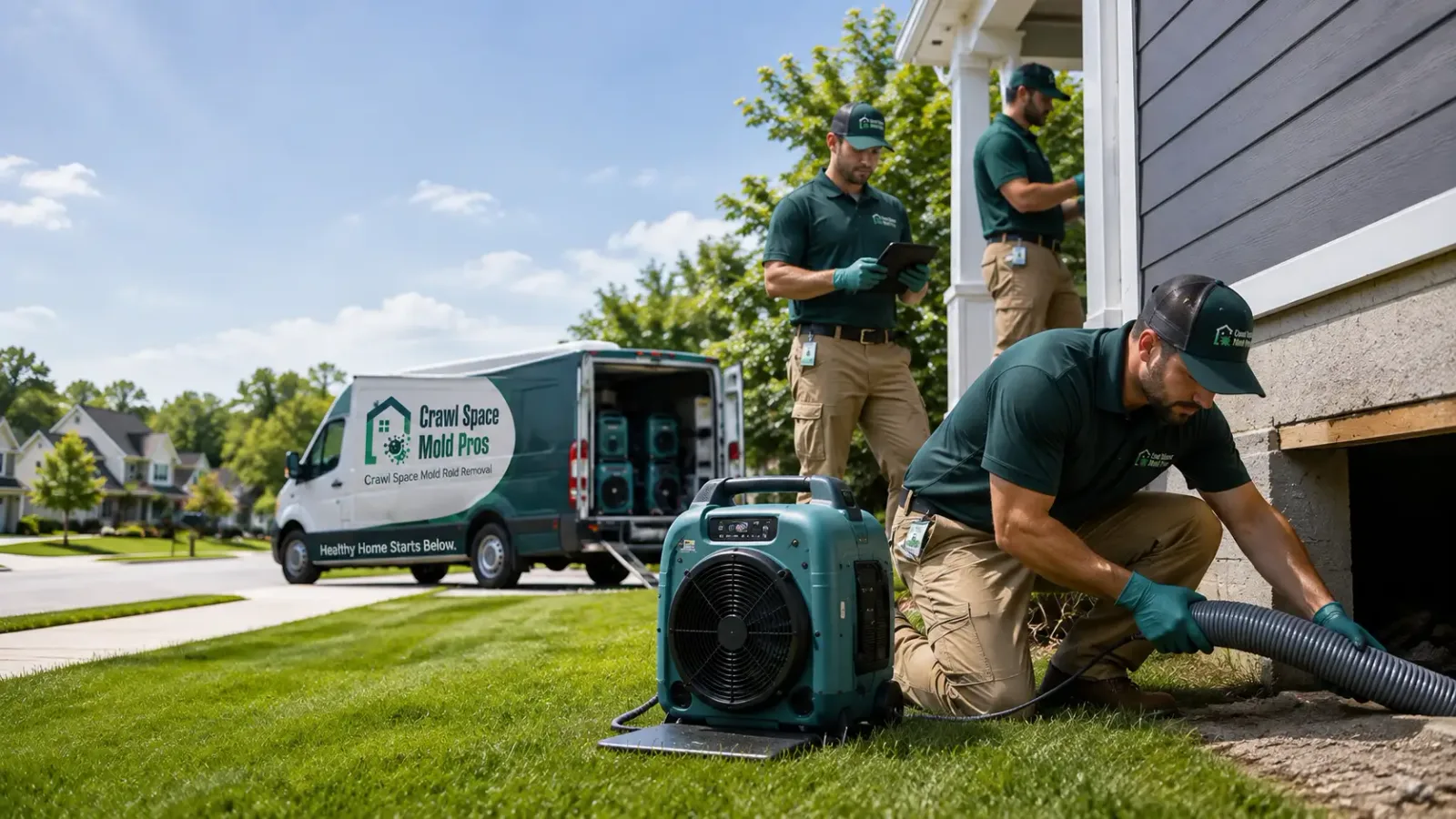 Crawl Space Mold Removal in Leslie, AR